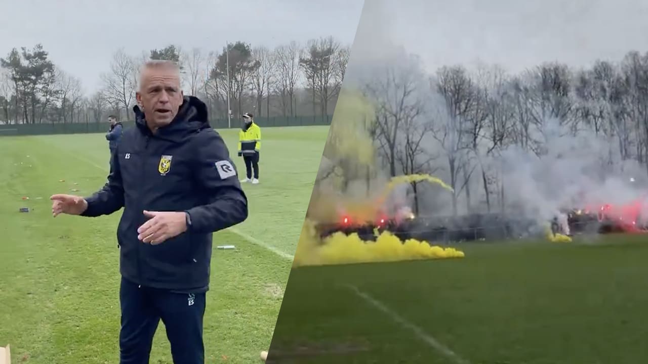 Video: Sturing spreekt Vitesse-fans toe in aanloop naar degradatieduel met FC Volendam