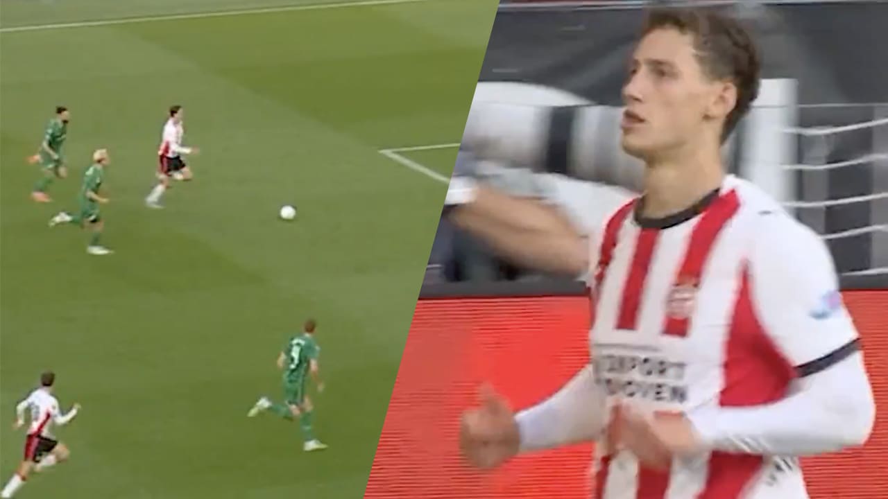 Videogoal: PSV reageert snel na de rust: Ruben van Bommel toont klasse tegen FC Groningen