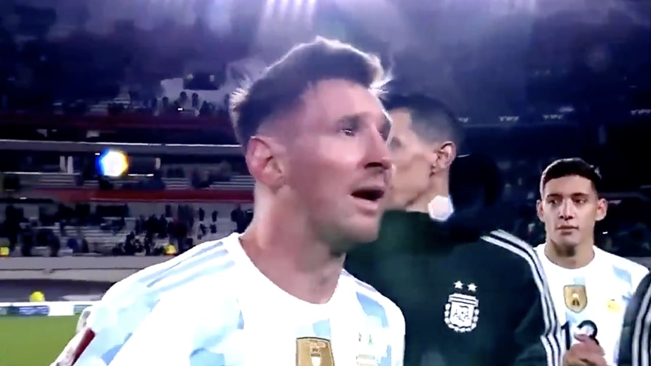 Messi in tranen na nieuw record en feestje met Argentijnse fans