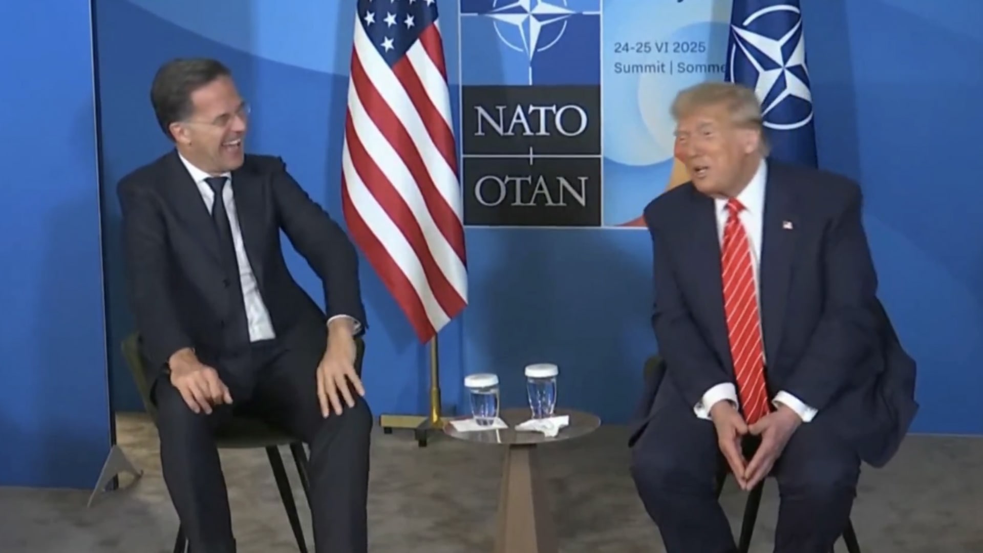 Video: Mark Rutte noemt Donald Trump ‘Daddy’