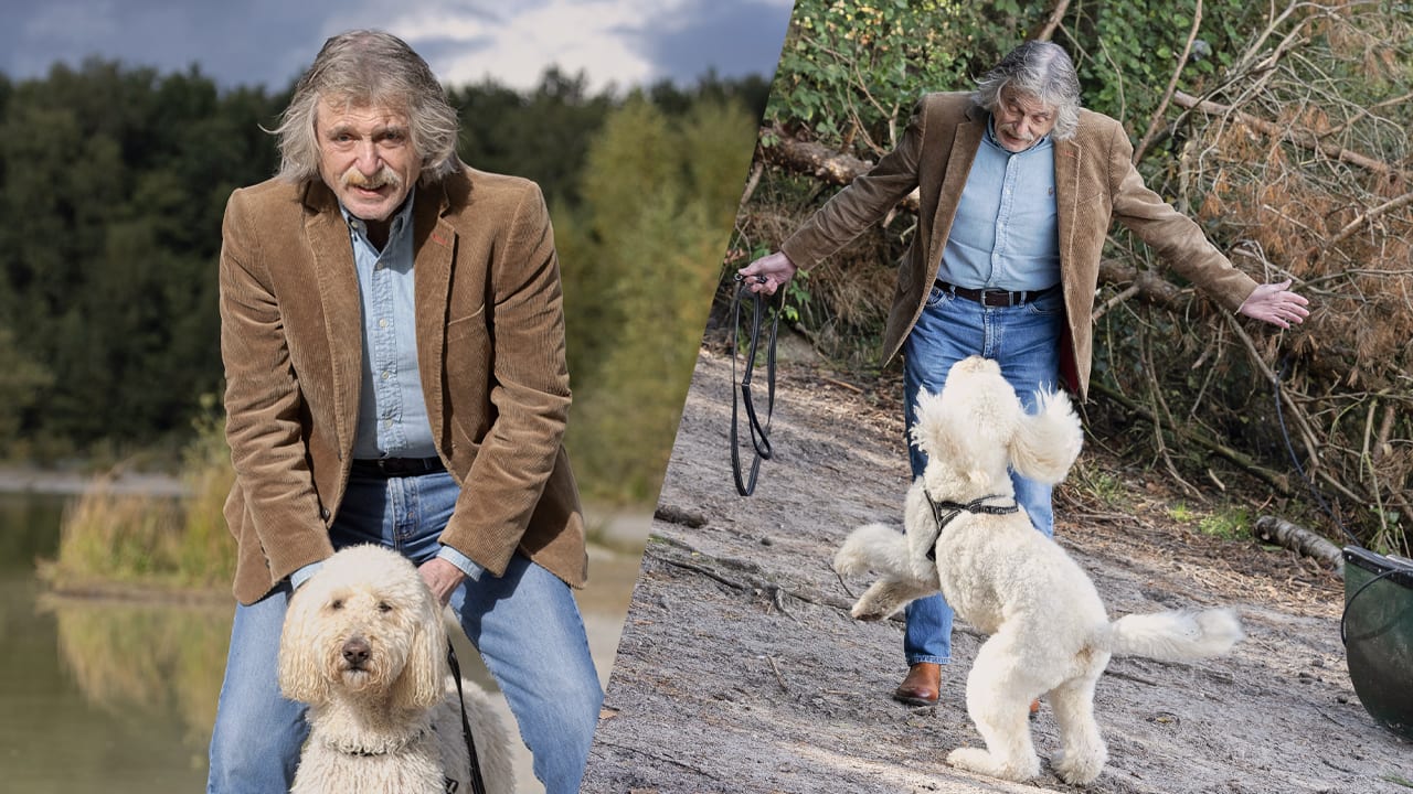 Prachtig interview met Johan over zijn hond: 'Mijn vrouw en ik leven hier echt voor Cuby'