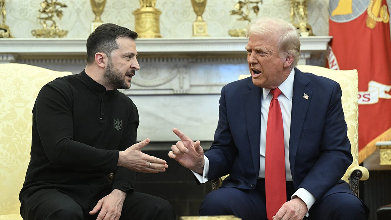 Video: Trump en Zelensky ruziën bij ontvangst in Witte Huis: 'Sluit een deal of we zijn weg!'