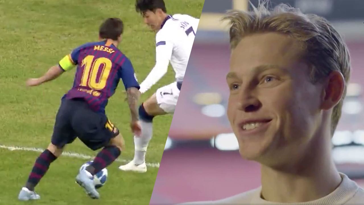 Frenkie de Jong beschrijft Messi: 'The greatest player ever'