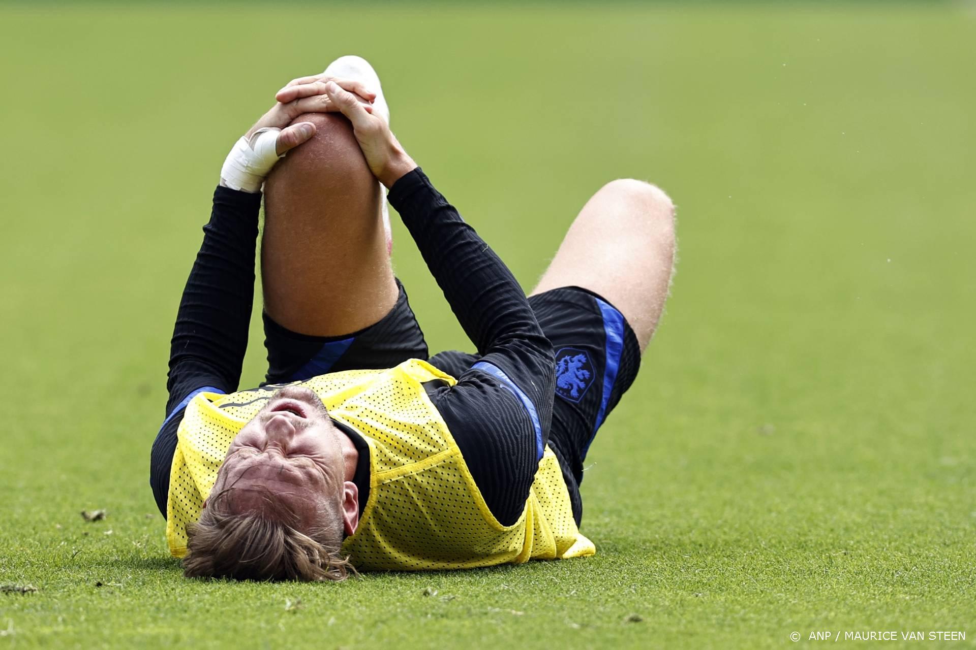 Luuk de Jong valt met blessure uit op training Oranje