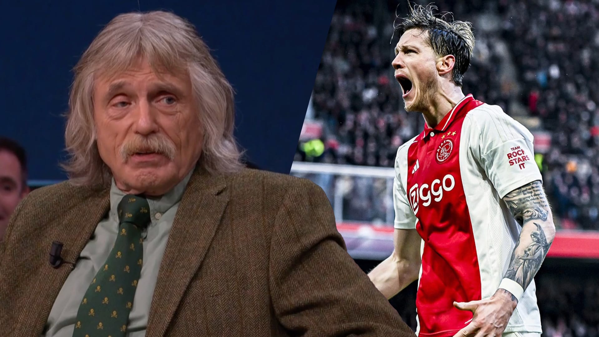 Johan: 'Als je zo'n hysterische gek in de kleedkamer hebt, dan erger je jezelf toch dood?!'
