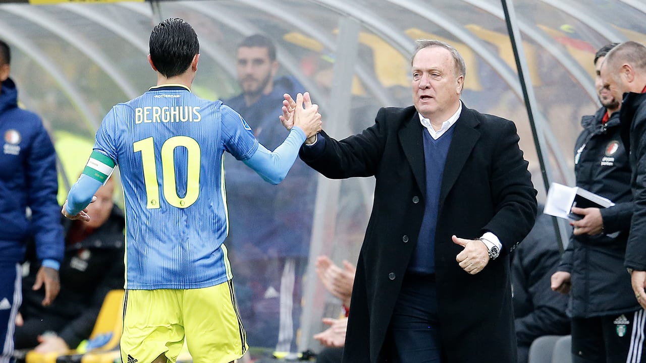 Advocaat start bij Feyenoord met winst