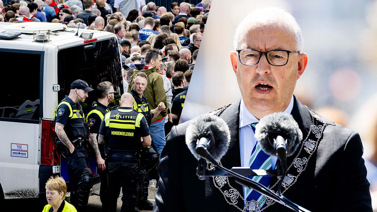 Burgemeester Aboutaleb verbiedt Feyenoord - Ajax om politiestaking