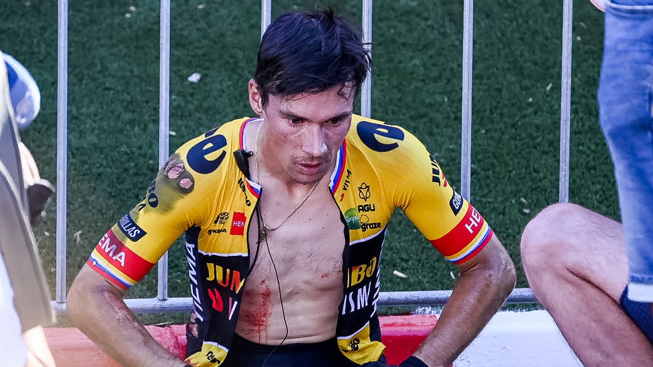 Gehavende Roglic stapt vroegtijdig af in Ronde van Spanje