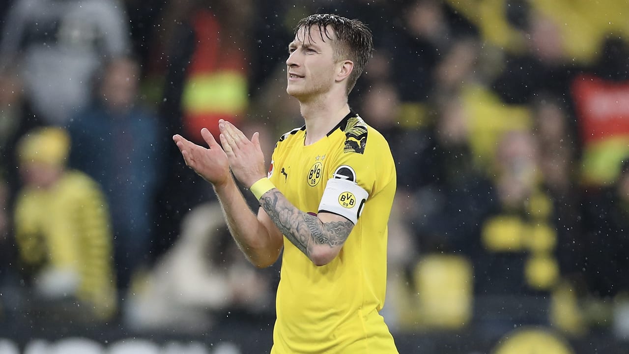 Marco Reus denkt alweer aan winst Bundesliga: 'We willen nog steeds de titel winnen'