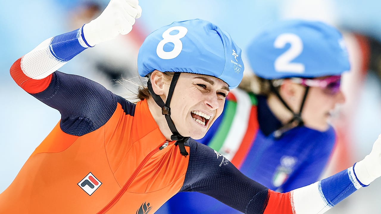 Schouten verovert op massastart derde goud op Spelen Beijing