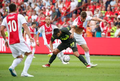 Ajax speelt gelijk in Luik