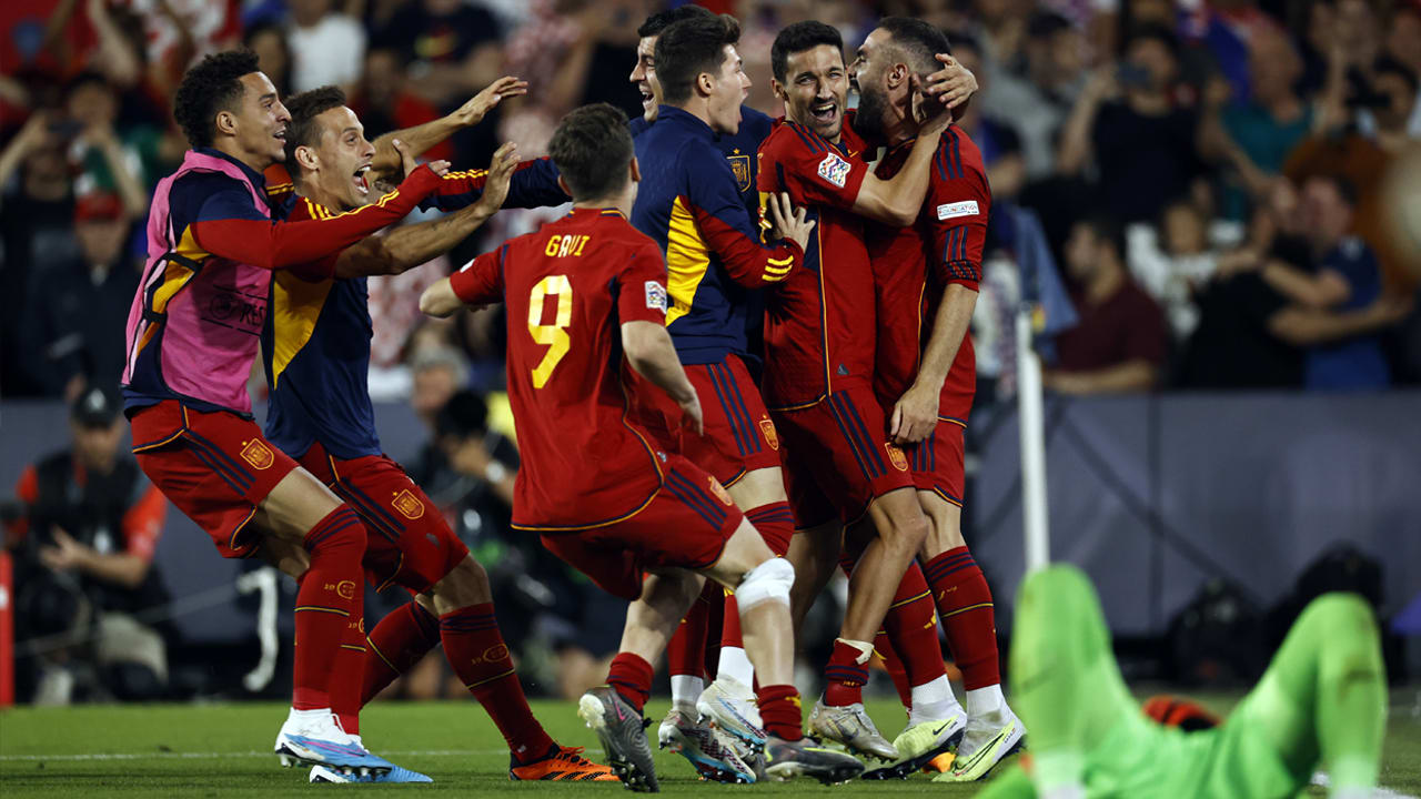 Spanje wint na strafschoppen van Kroatië en pakt Nations League