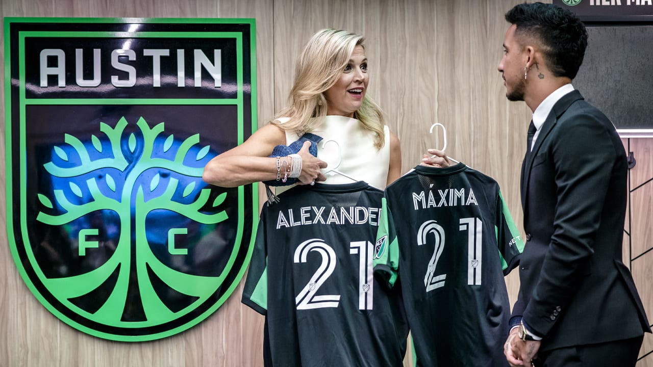 Koningin Máxima aanwezig bij presentatie samenwerking PSV en Austin FC