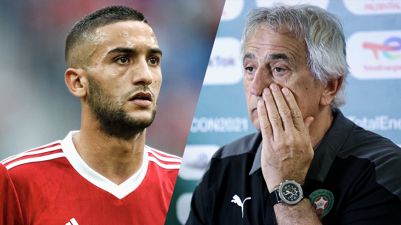 Bondscoach Marokko reageert op eventuele Ziyech-rentree na uitschakeling Afrika Cup