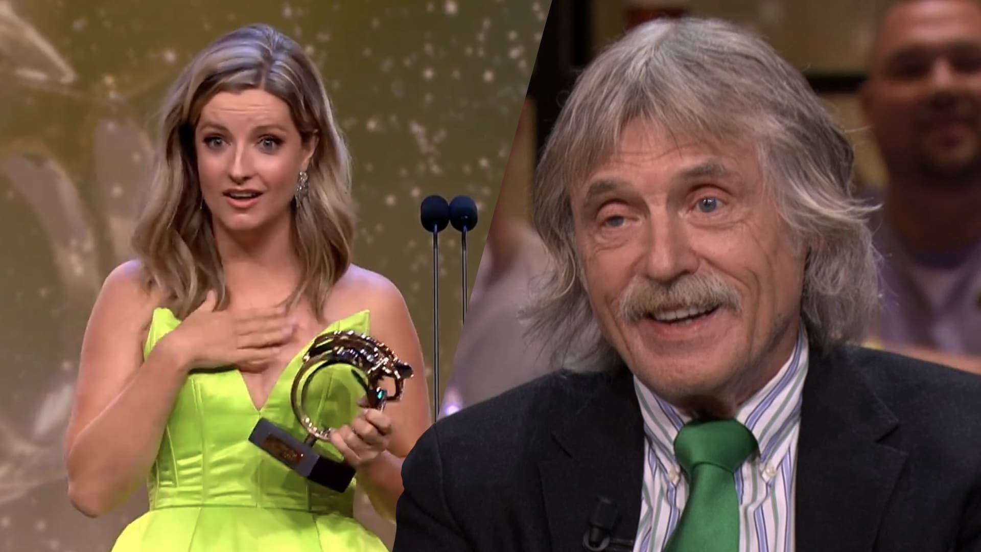Vandaag Inside-tafel hoort speech Merel Ek op Gouden Televizier-Ring Gala: ‘Mooi man!’