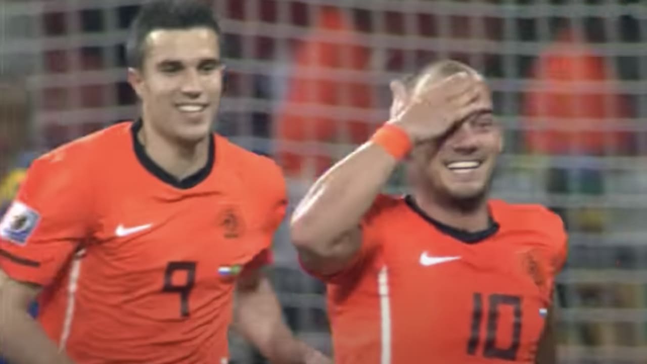 Vandaag in 2010: Sneijder kopt Oranje voorbij Brazilië en naar halve finale