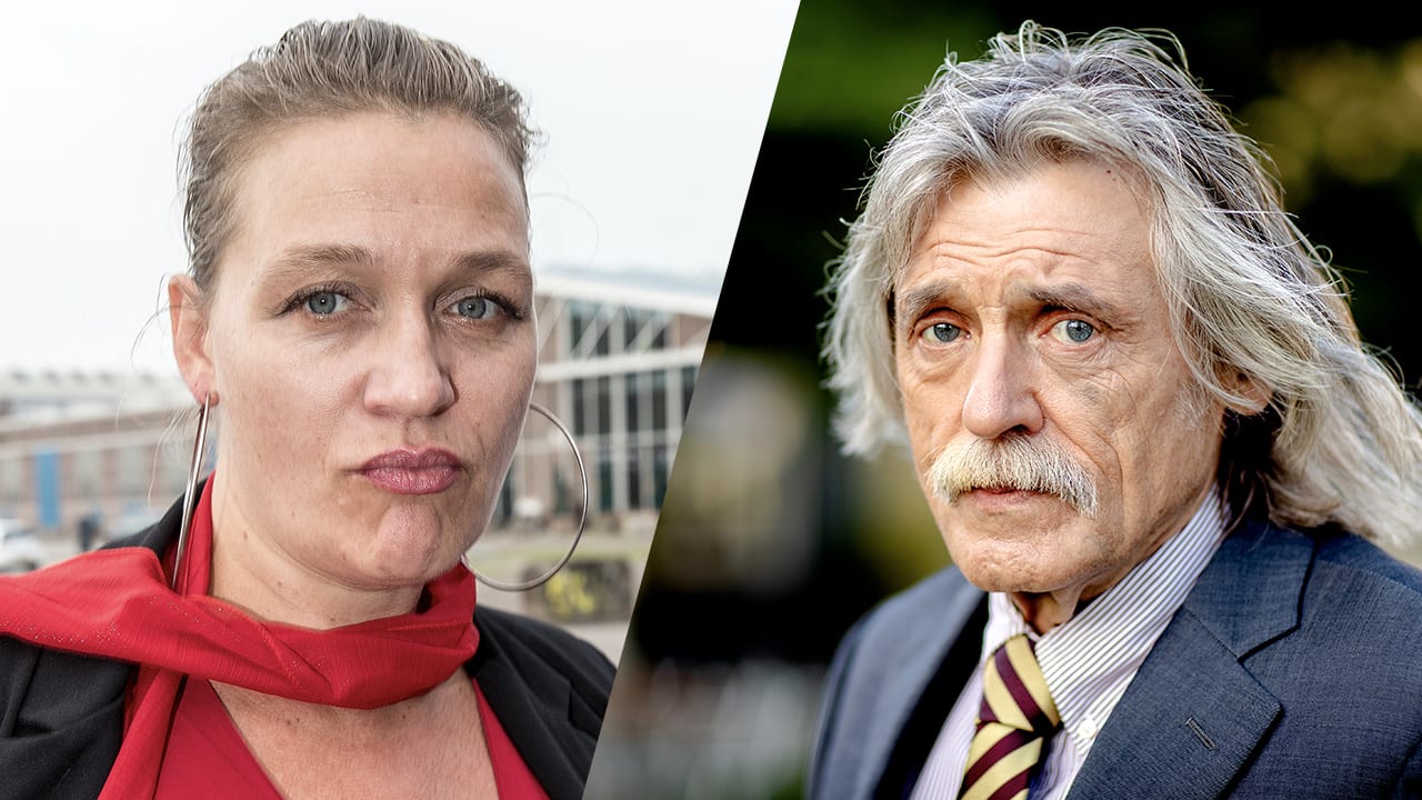 Stella Bergsma geeft warme omhelzing Johan niet op