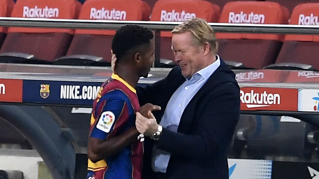 Vliegende start Koeman met Barcelona in La Liga