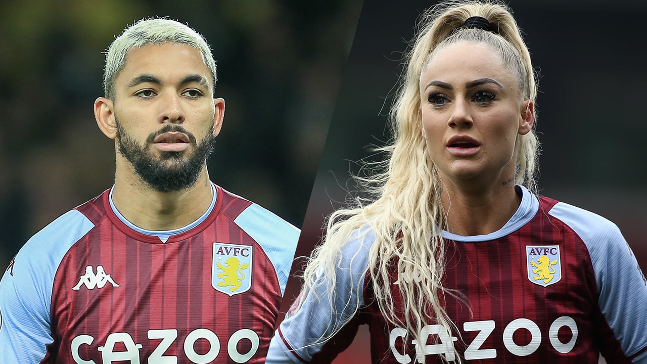 Aston Villa-middenvelder Luiz slaat speelster Lehmann van dezelfde club aan de haak