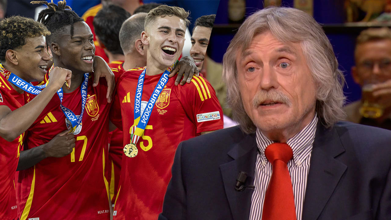 Johan reageert op Europese titel voor Spanje: 'Het beste team heeft gewonnen'