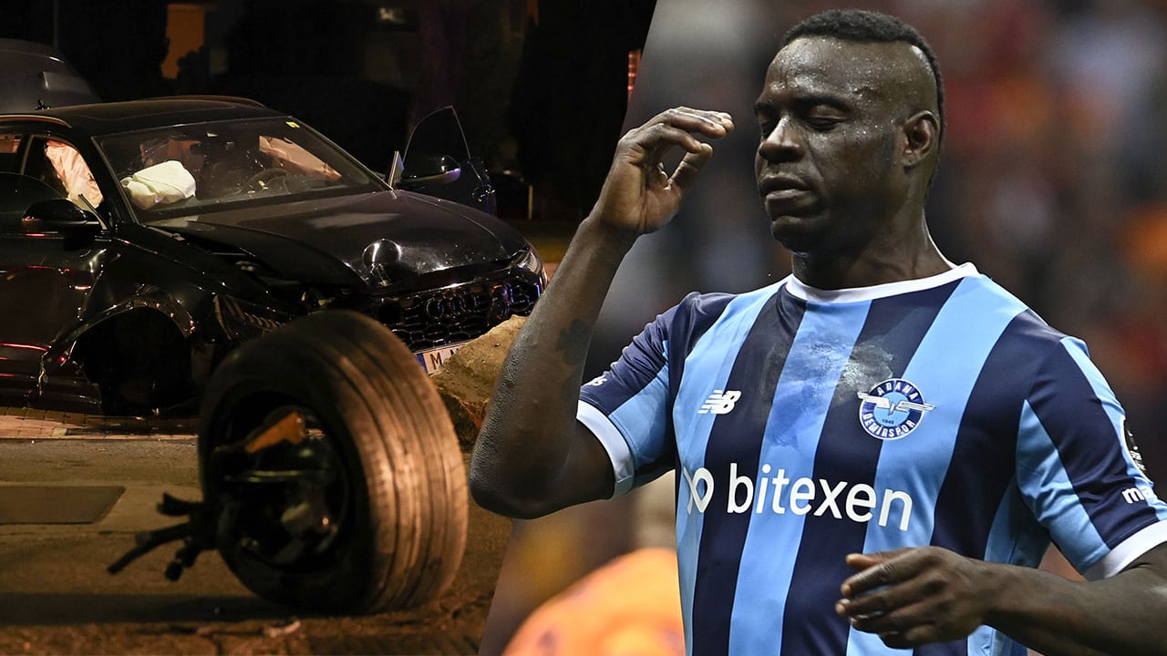 'Mario Balotelli weigert alcoholtest af te leggen na zwaar auto-ongeluk' 