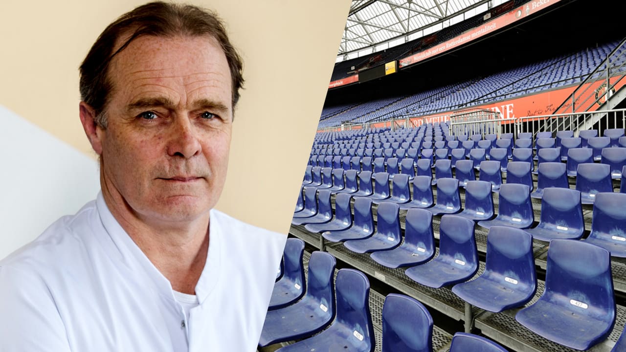 Feyenoord-clubarts Casper van Eijck ziet geen bewijs dat sluiten stadion helpt