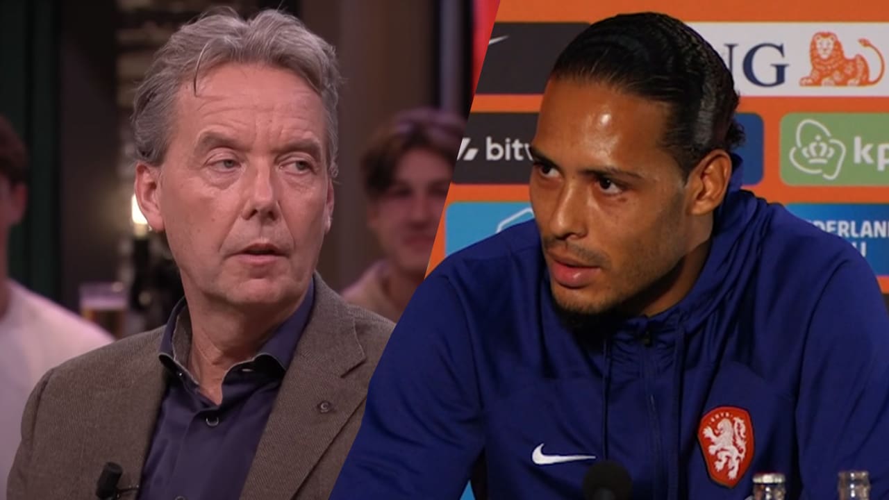 Valentijn in discussie met Van Dijk: 'Jij wil mij iets moois laten zeggen'