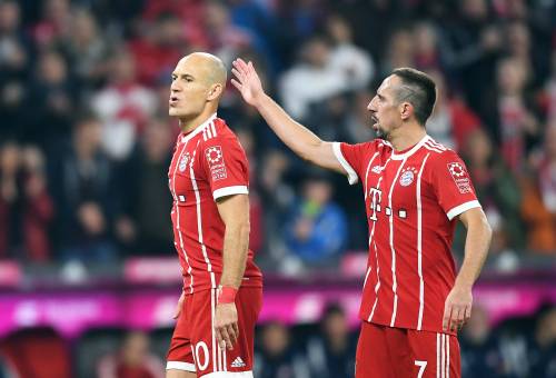 Bayern München zonder Robben en Ribéry