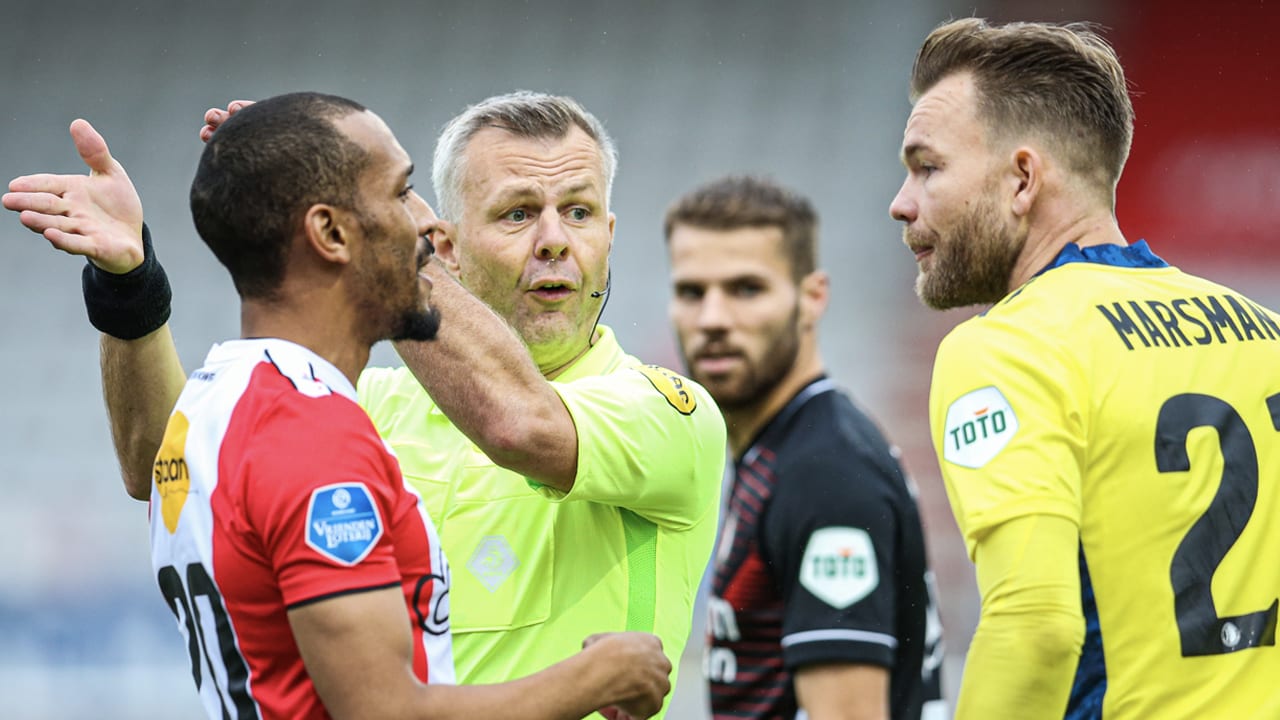 Marsman veroorzaakt strafschop, Feyenoord snel op achterstand