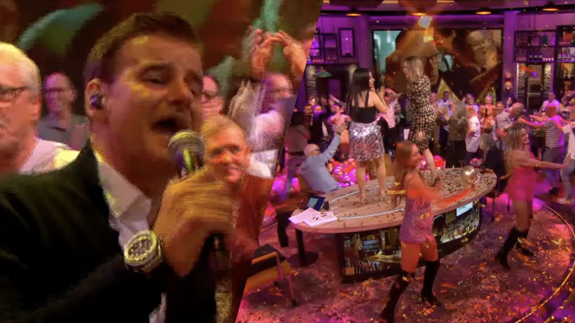 Wilfred zingt vrijdagavond zijn hit 'Zomaar Een Avond In De Kroeg' bij De Oranjewinter!