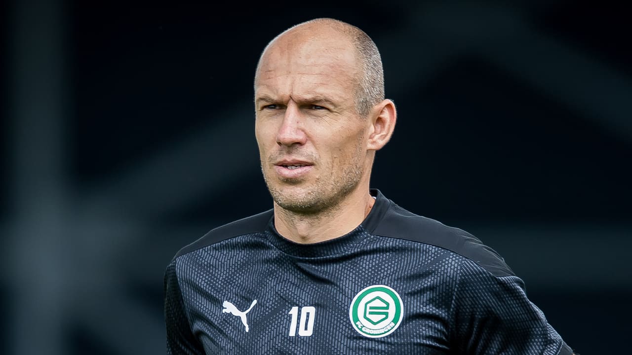 Arjen Robben loopt stage binnen opleiding van FC Groningen