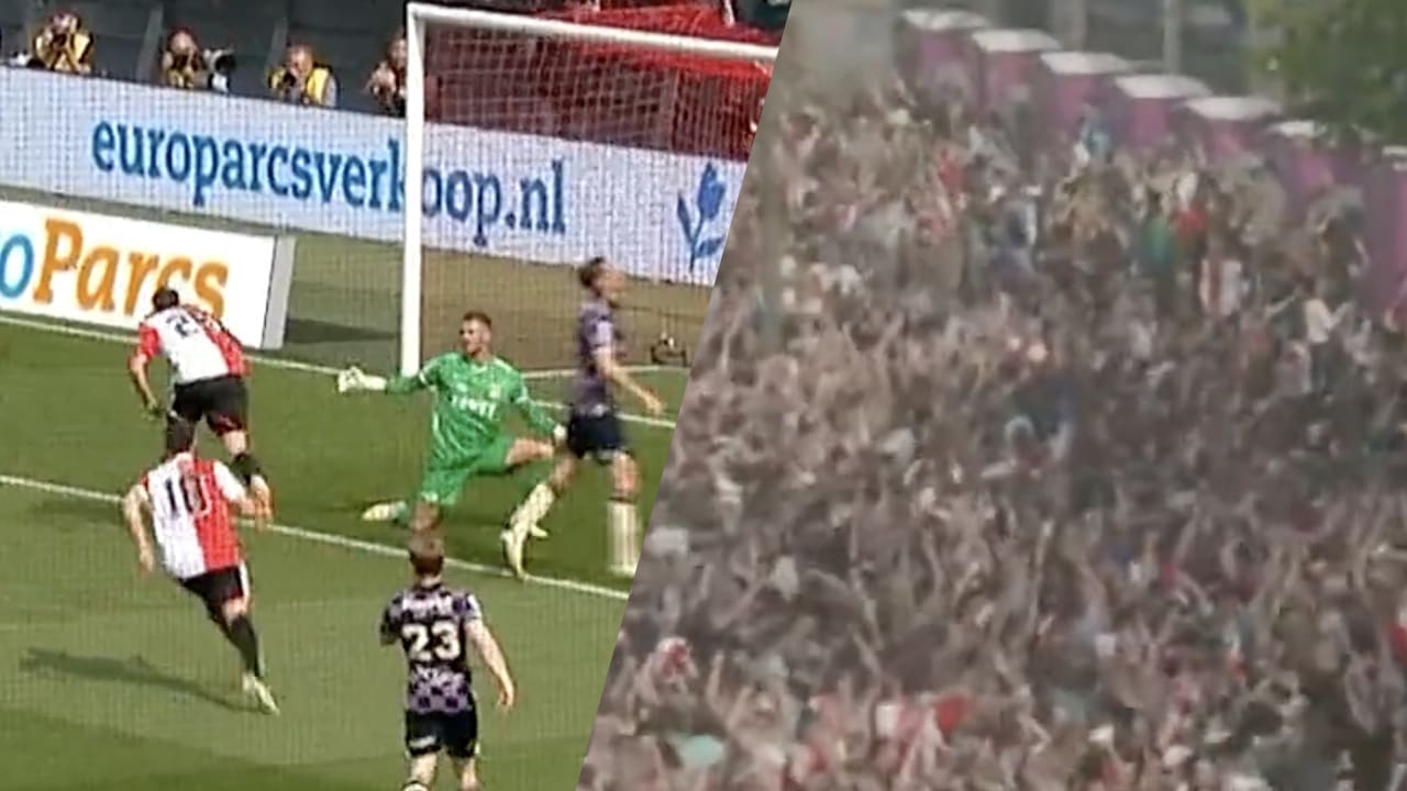 Videogoal: Feyenoord kan titel ruiken na 2-0 voorsprong