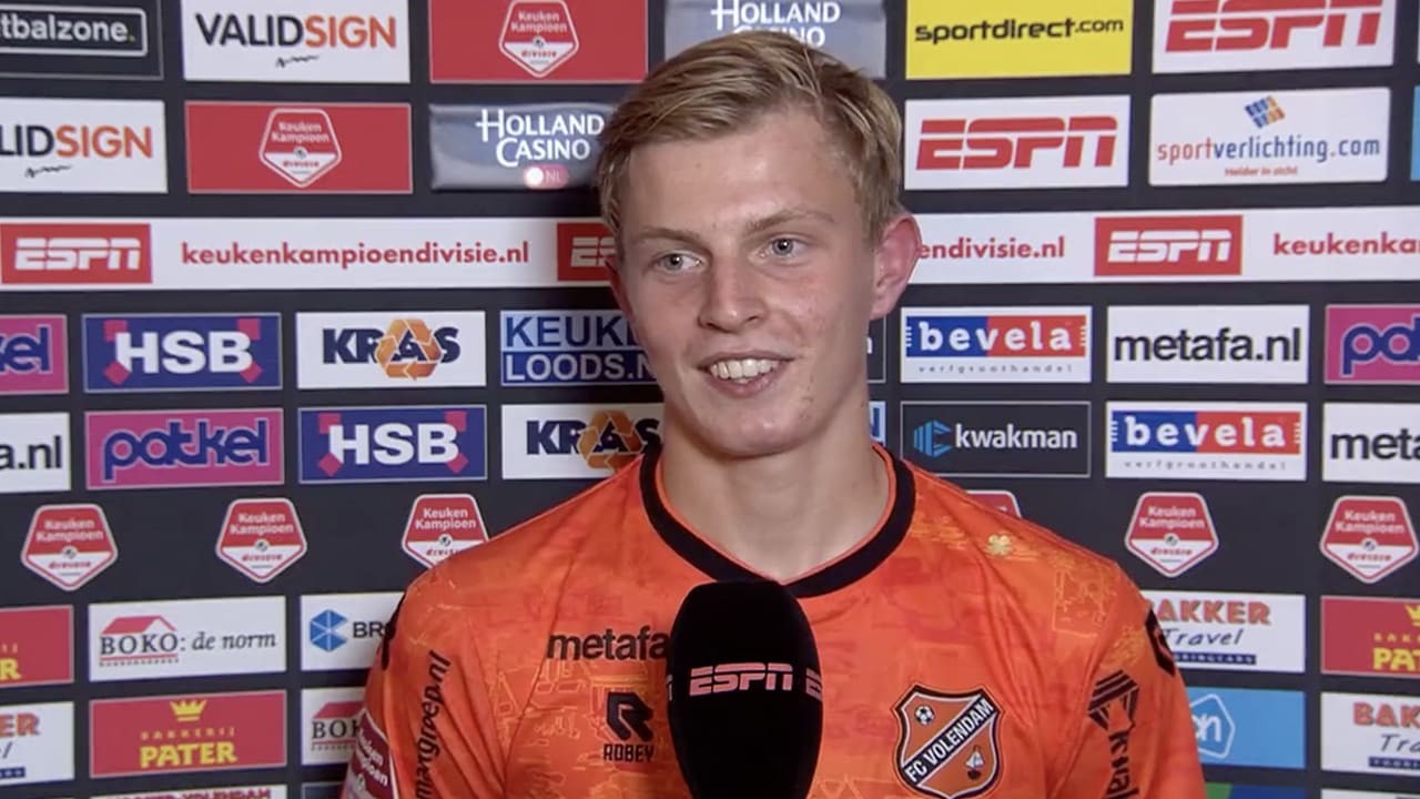 Volendam-speler wordt vergeleken met Frenkie de Jong: 'Mijn kwaliteiten lijken er wel op'