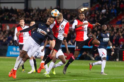 Feyenoord zet ook derde plek op het spel