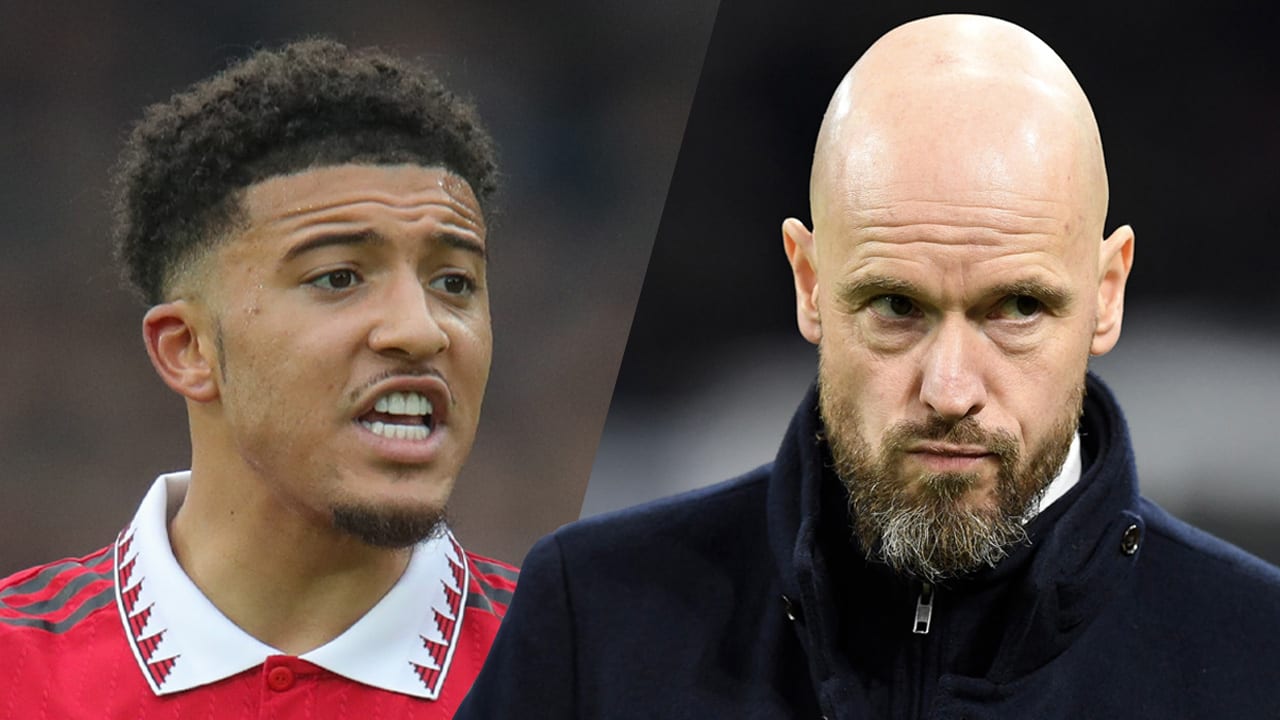 Ten Hag grijpt hard in en zet Sancho uit selectie