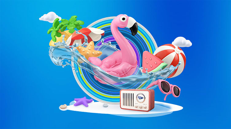 Luister non-stop Summer Hits