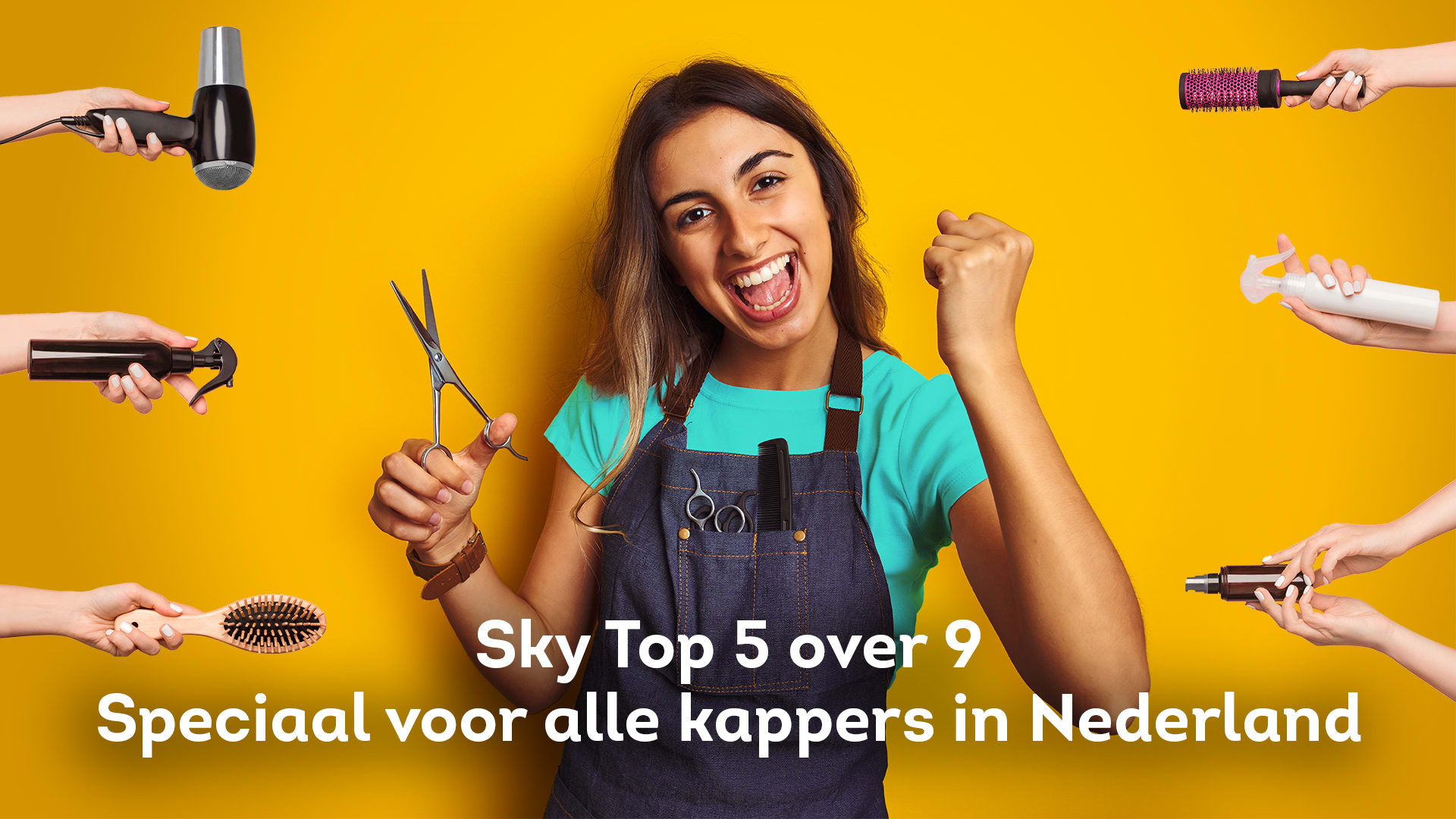 Sky Radio zet kappers van Nederland in het zonnetje