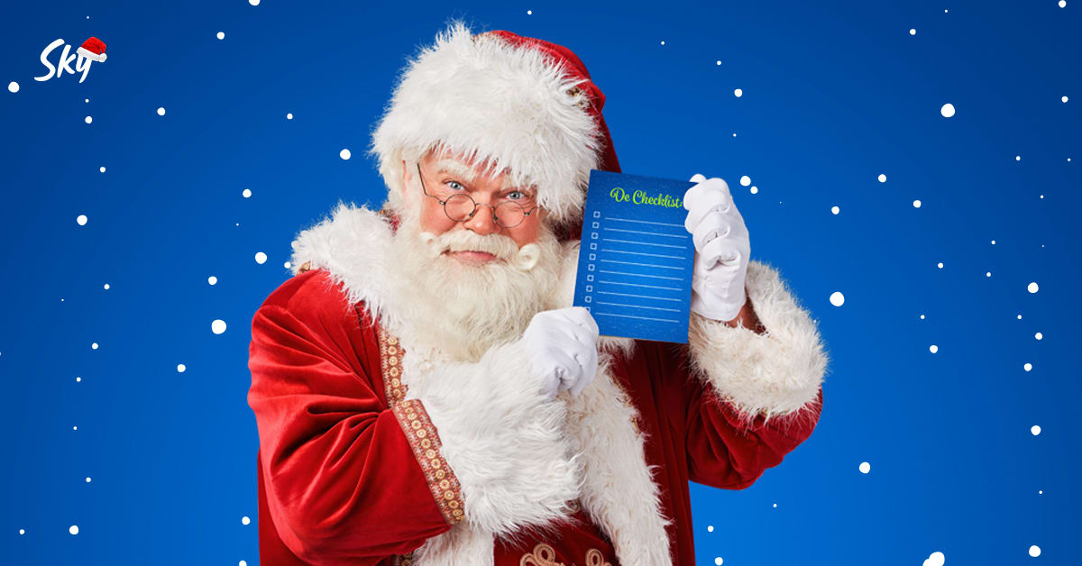 Bereid je tot in de puntjes voor op kerst met deze checklist! 🎅