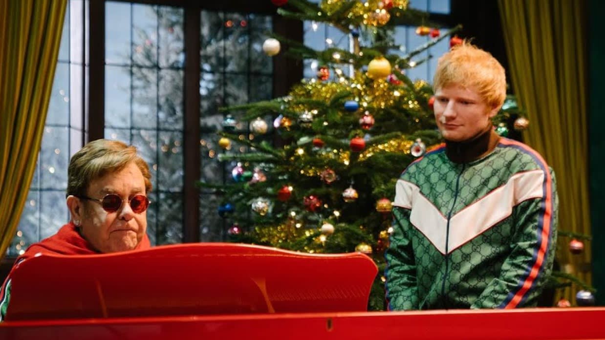 Sky primeur: Luister hier de nieuwe kerstsingle van Ed Sheeran en Elton John!