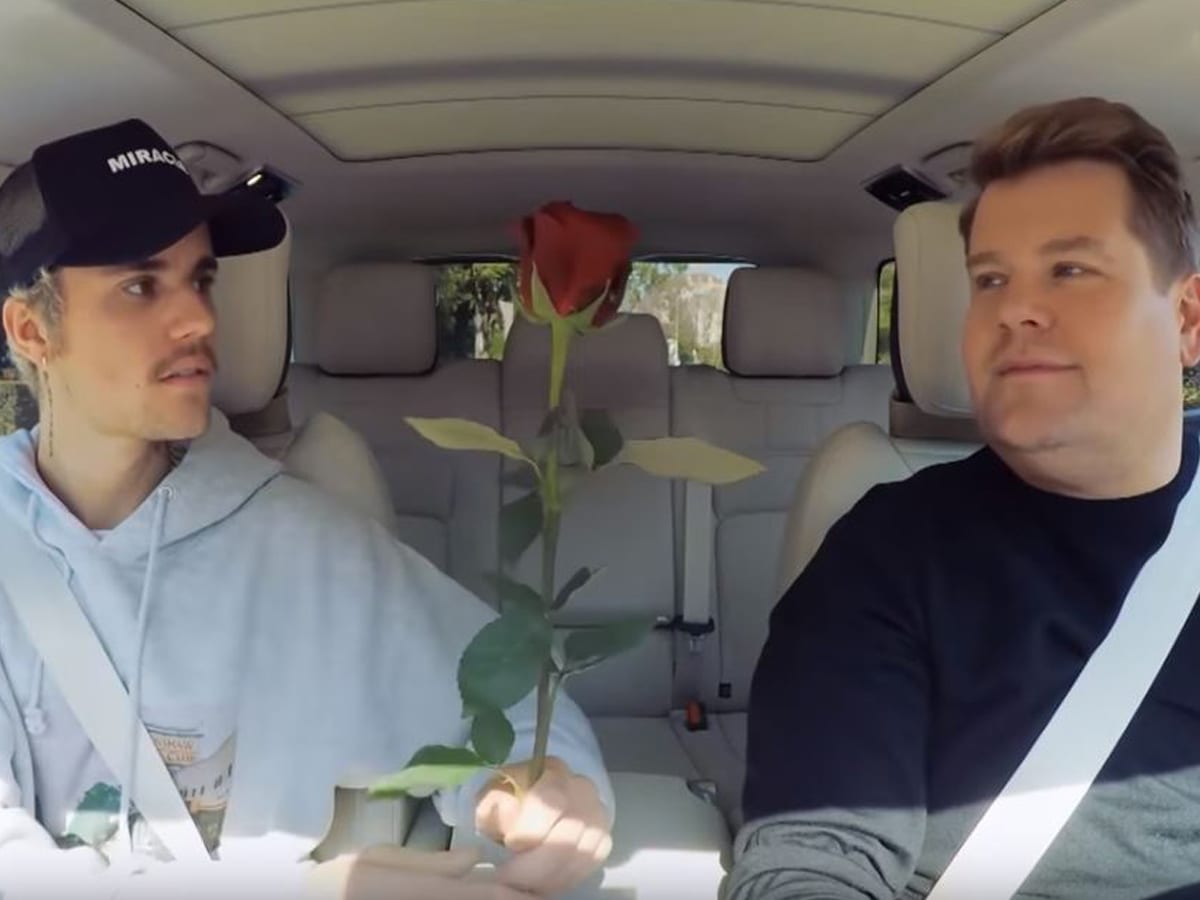 Daar is-ie dan: de Carpool Karaoke met Justin Bieber