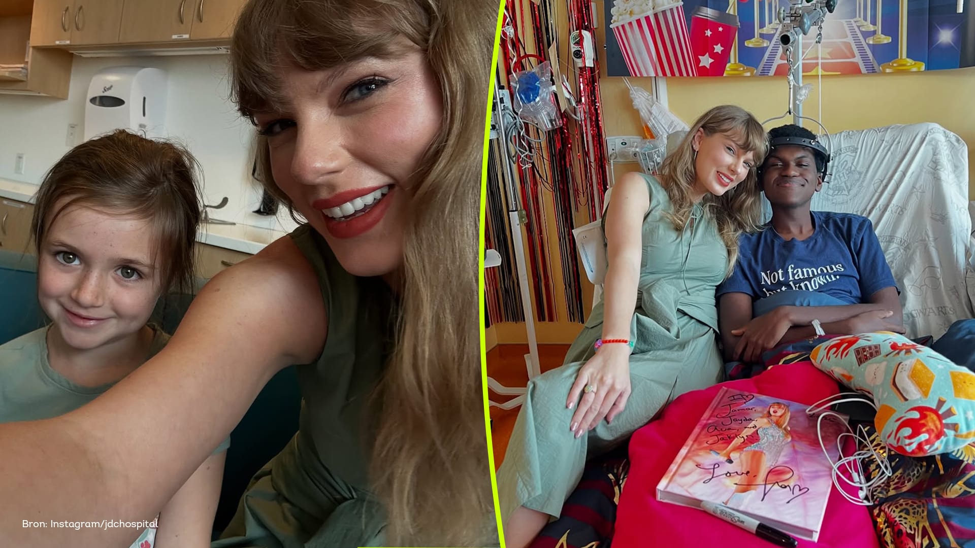 Een bijzonder bezoek: Taylor Swift verrast kinderen in ziekenhuis