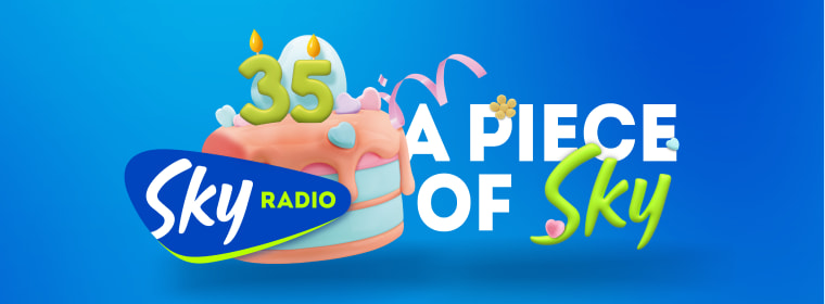 Al 35 jaar non-stop feel good: Sky Radio viert verjaardag met Sky Top 1000 en heel veel taart! 