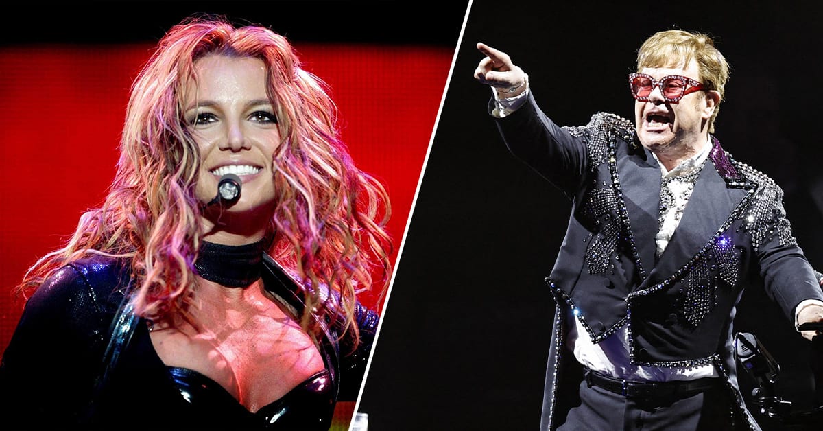 Luister hier de nieuwe single van Elton John en Britney Spears!