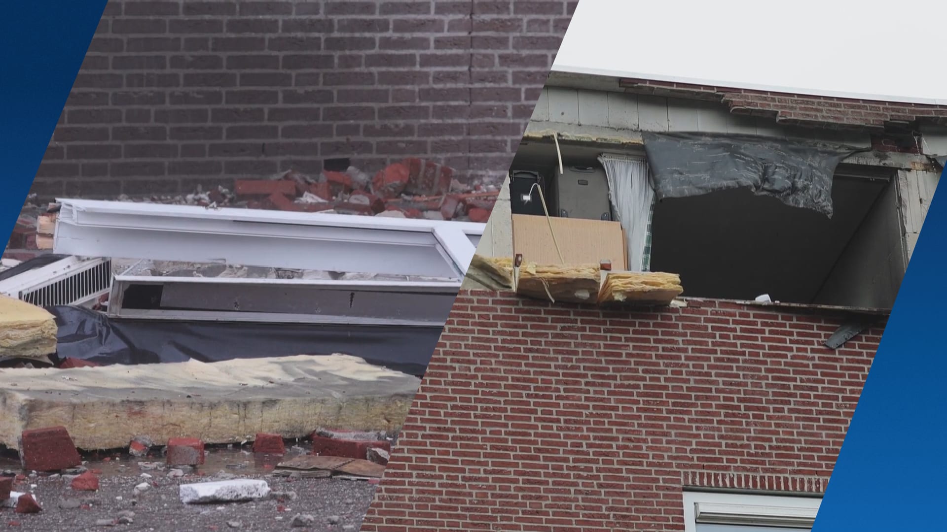 Explosie in opvanghotel in Delft: stuk van gevel weggeblazen