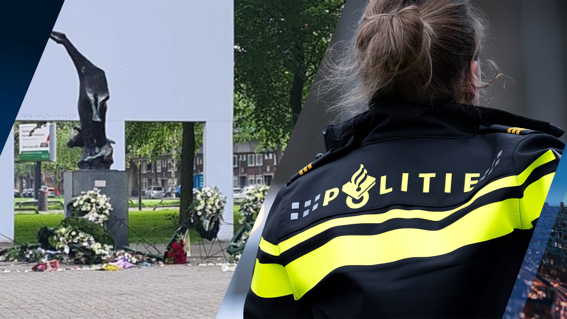 Aanhouding na vernieling herdenkingskrans 4 mei in Rotterdam