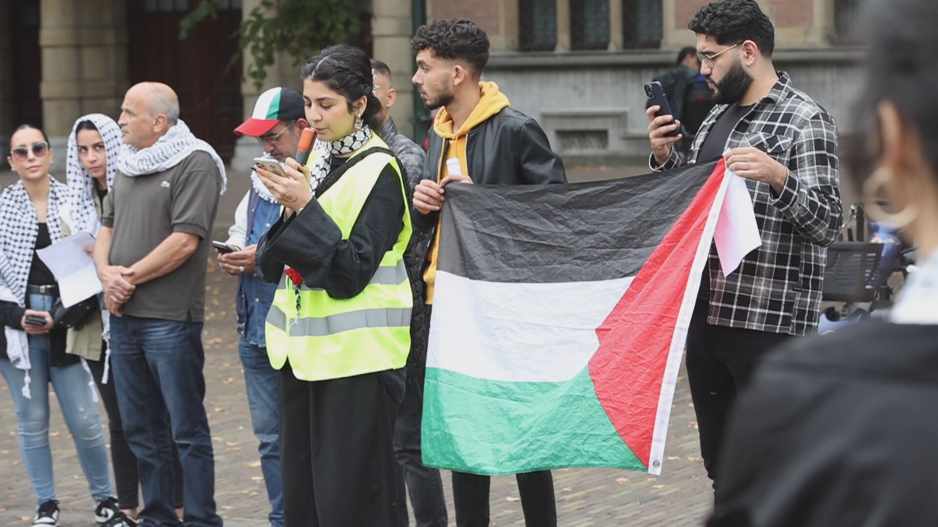 Pro-Palestina demonstraties in Den Haag en Rotterdam