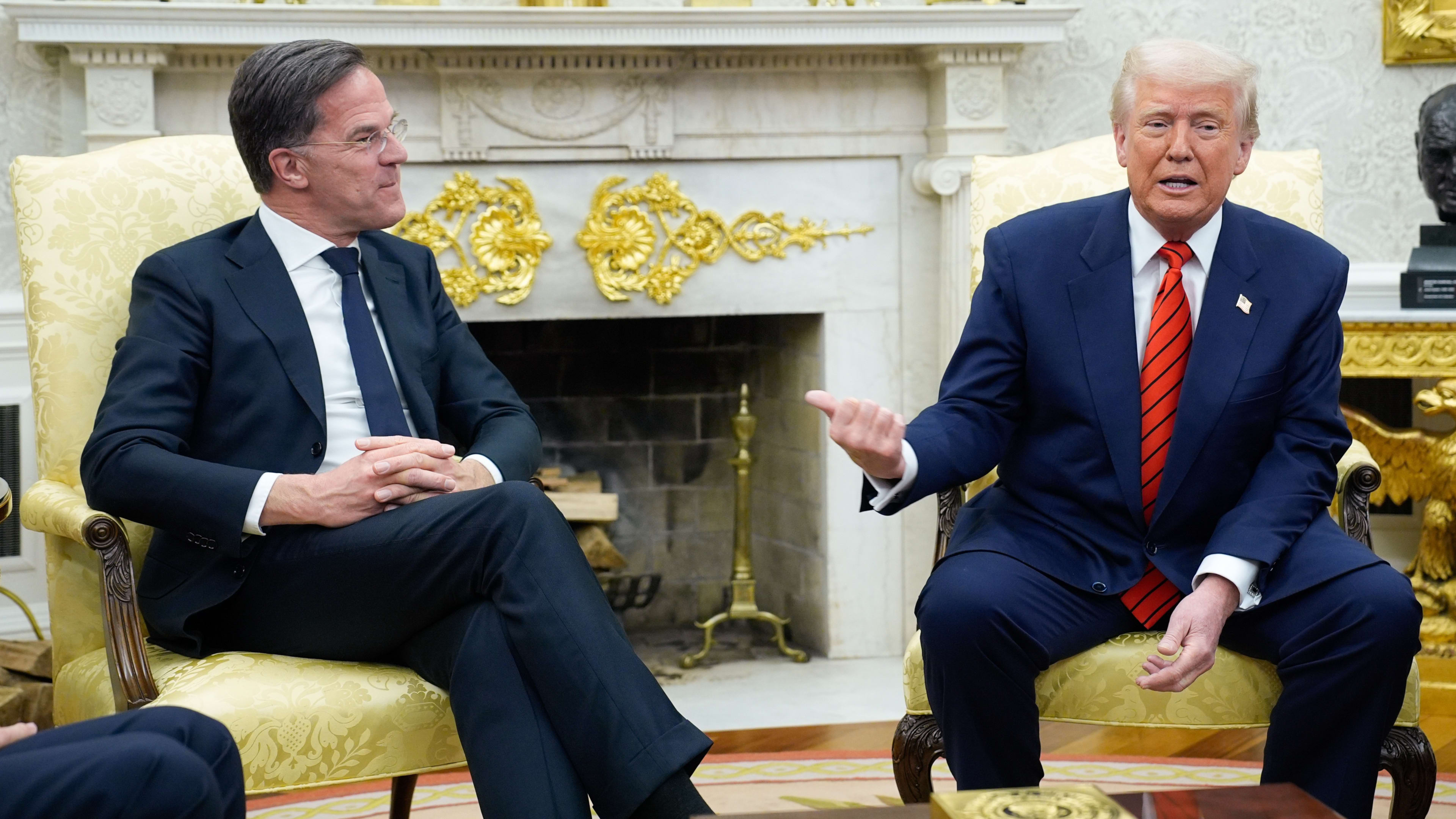 Trump lovend over samenwerking met Rutte: 'De juiste man voor deze klus'