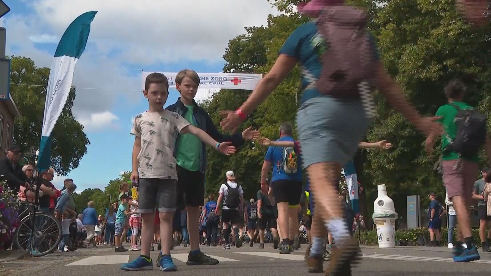 Rode Kruis: Vierdaagseloper moet zich voorbereiden op regen