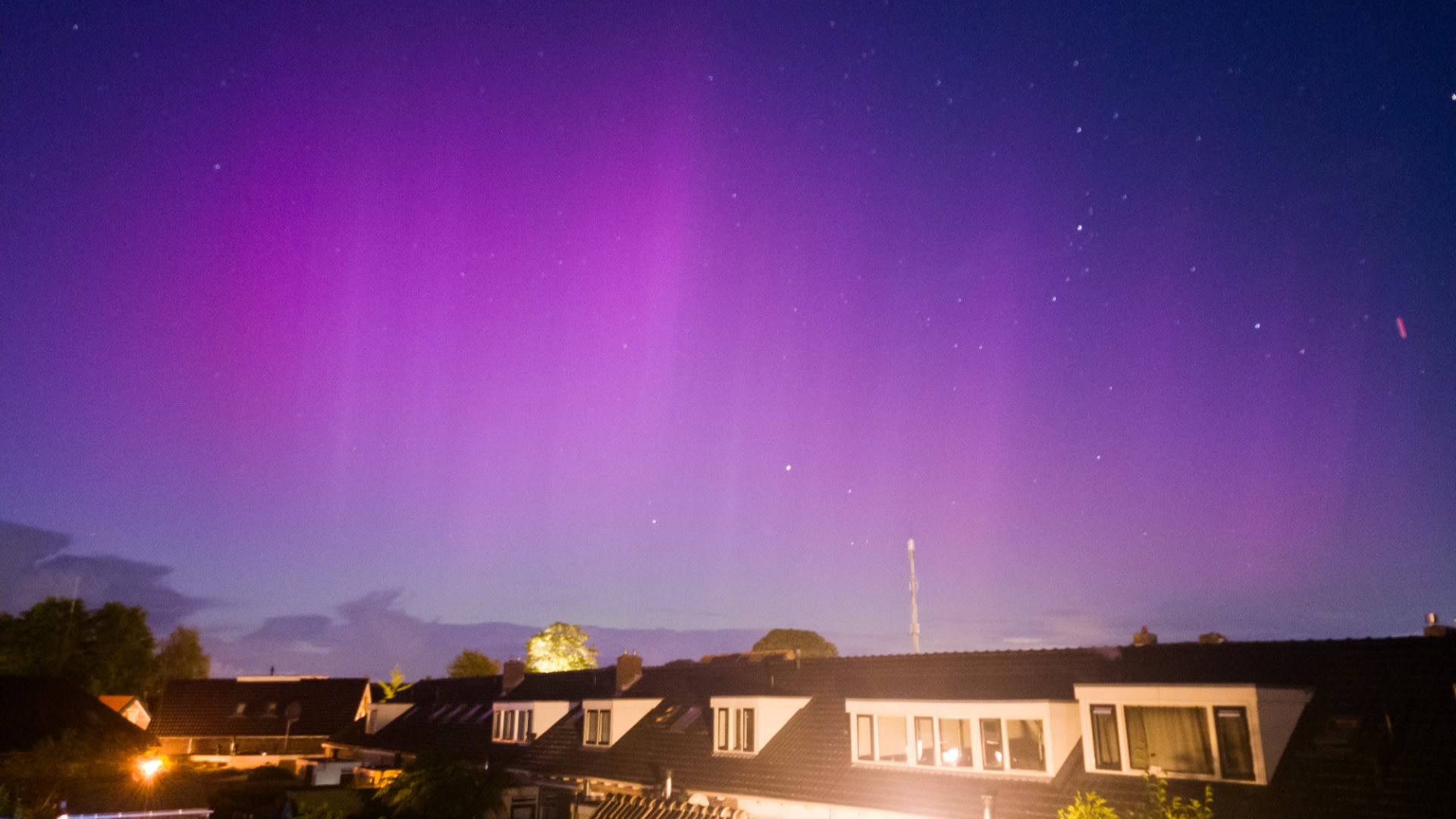 Noorderlicht straalt boven Nederland: 'Prachtig!'