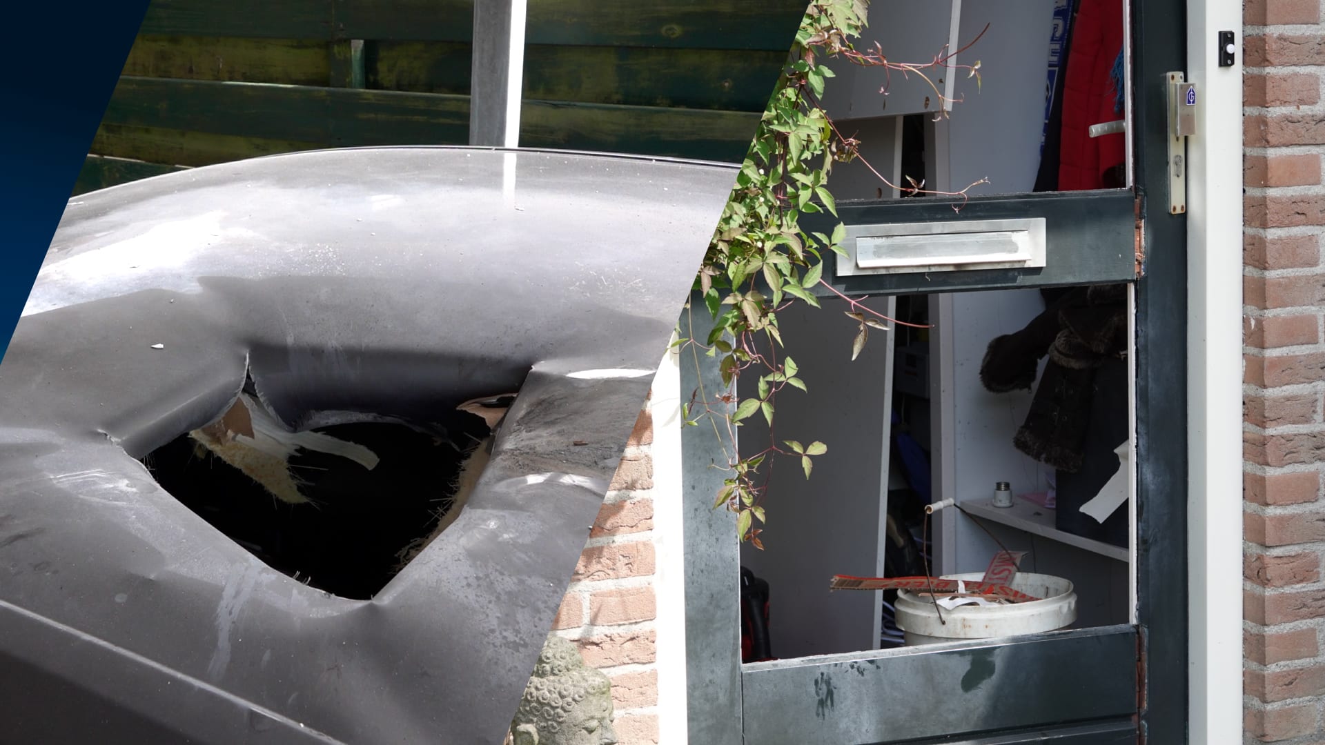 Explosief door brievenbus in Tuitjenhorn gegooid: bewoner gewond